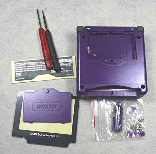 Gametown® Нов Капак За Пакување Со Целосно Куќиште За Gba SP Gameboy Advance SP Purple