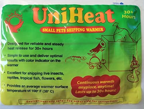 Uniheat Затоплувачи на испорака, Одбројување: Четири 40 часа, три 30 часа и два 20 часа топлински пакувања - вкупно 9 пакувања