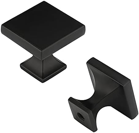 Копчиња за кујнски кабинети за гравки црни копчиња за фиоки 15 пакувања - PH6785BK кабинети хардверски копчиња за фиоки за