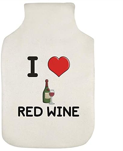 Азиеда „Сакам црвено вино“ шише со шише со топла вода