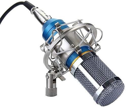 Liuzh жичен караоке микрофон, професионален кондензатор микрофон кардиоидно аудио студио за снимање микрофон микрофон на караоке