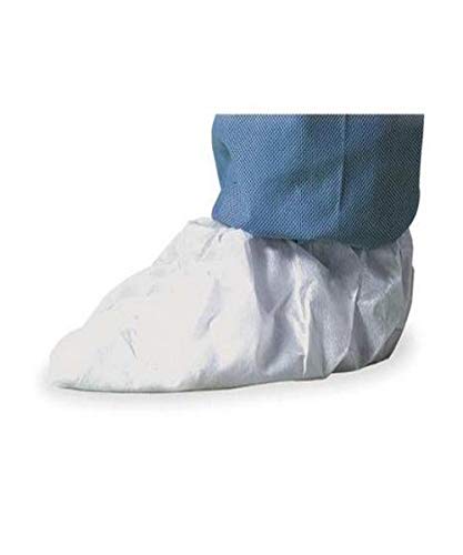 DuPont IC451SWHXL01000B TYVEK ISOCLEAN COVER COVER со Gripper Sole, капацитет, волумен, Tyvek, X-Large, White