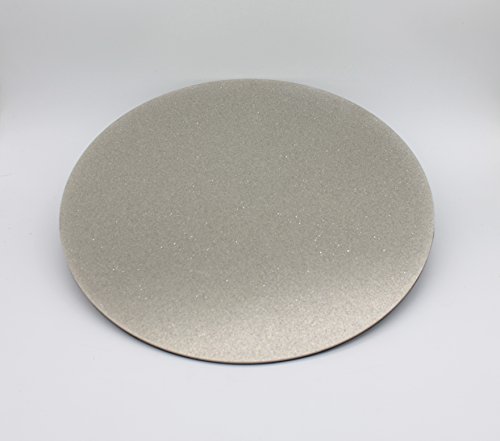 12 дијамантски обложени рамни лап -лап за мелење на дискот со магнетна плоча за под -подлога за лапидарски скапоцен камен стаклен камен