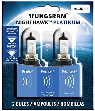 Tungsram 9004NHP/Bp2 Nighthawk Платина Автомобилска Сијалица, 2-пакет