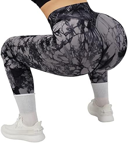 Омкаги жени непрекинато вежбање на тренингот за тренинзи Контура со висока половината за јога панталони