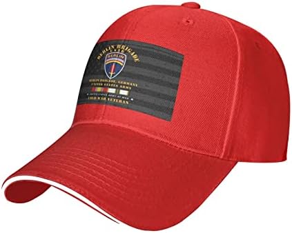 Американска армија Берлин Бригада Унисекс фармерки капачиња за бејзбол капа за сендвич