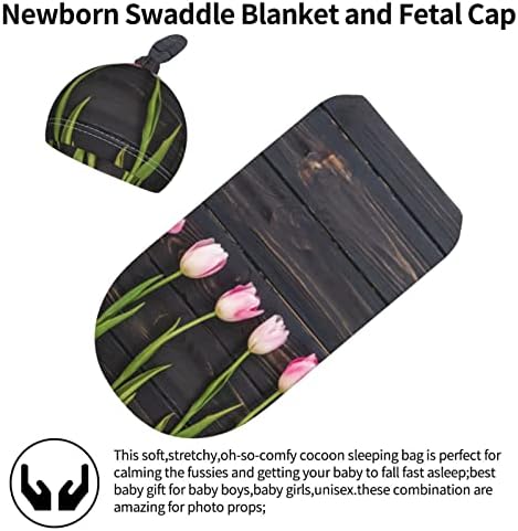 Новородените ќебиња со капаци поставуваат меки истегнати свежо одбрани лалиња за бебиња кои примаат ќебе подароци за новороденче момче