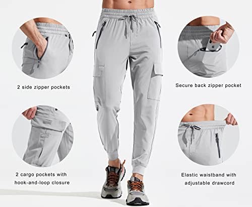 Libin joggers joggers jogggers Брзо суво карго за пешачење панталони за вежбање атлетски патувања голф -случајни панталони на