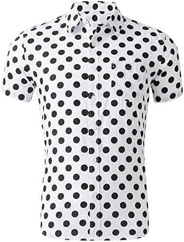 2023 нови мажи случајни кратки ракави пролетно лето V вратот 3Д печатени кошули модни копчиња врвни кошули со блузи линг