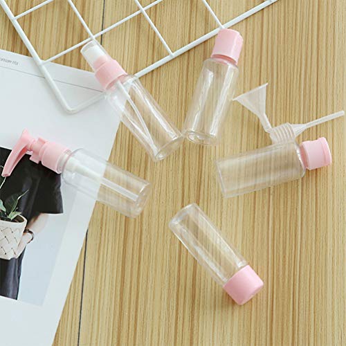 Кисио за шминка поставува 2 сетови патни козметички шишиња за тоалети Поставете пластични контејнери за полнење