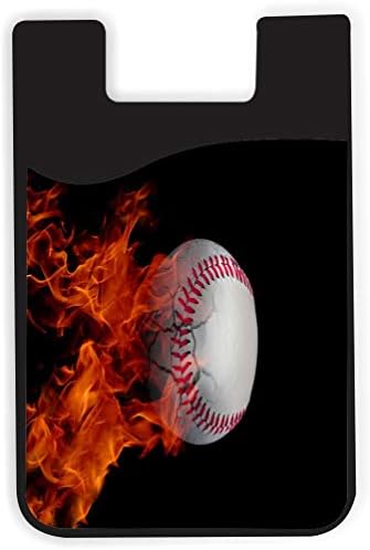 Дизајн на противпожарна бејзбол - Силиконски 3М лепила за лепила за кредитна картичка за пакети за паричник за iPhone/галаксиски андроид Телефонски