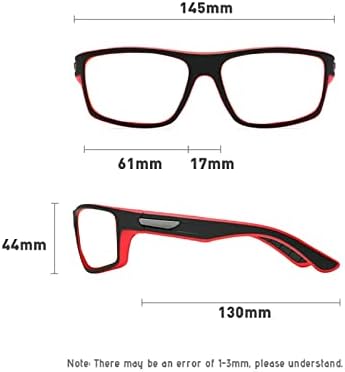 Заврши целосни леќи Безбедносни очила со читатели Фотохромички спорт го зголемува безбедносното читање очила за мажи жени