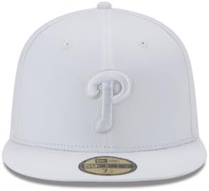 MLB Philadelphia Phillies White & Grey 59fifty вграден капа