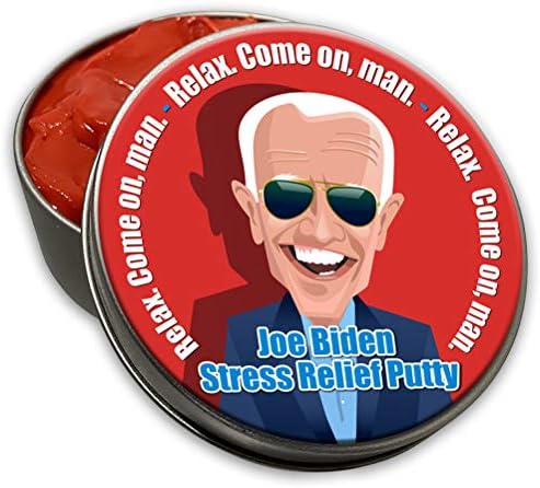 Gearsout oeо Бајден Олеснување на стресот Кит - Претседателски избори во 2020 година, 46, политички хумор, играчка со фиџет, црвена,