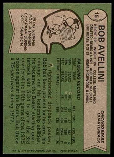 1978 Топпс 15 Боб Авелини Чикаго мечки екс/мт мечки Ајова ул