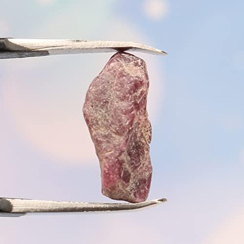 Реални геми 10 КТ. Природна starвезда Руби лабава скапоцен камен за украси за домашни канцеларии во Реики