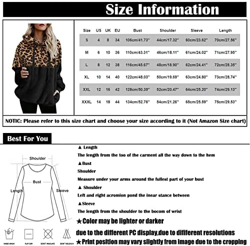 Qfvzhy женски обичен џемпер во боја на џемпери, блокирајќи го зашиени со качулка, зашиен со долги ракави, кадифен џемпер, краток