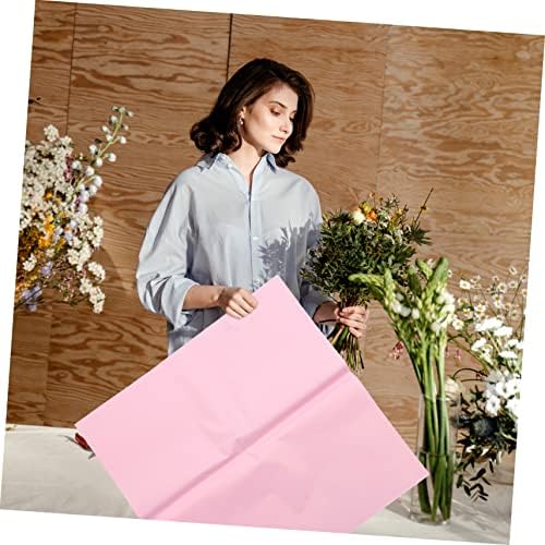 Angoily 20 листови цвет за завиткување хартија за рожби за розови, пара regalos de scrapbook материјали букет за завиткување материјал за печење