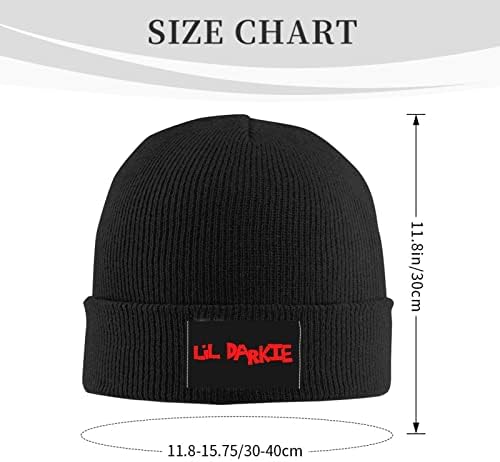 Лого на лил темни плетена капа зимско лето топло череп капа за жени и машка бина -капа црна
