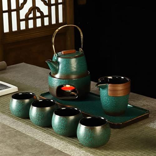 SDFGH топол чај од чај кунг фу чај чаши од тилапот чај со чај со чај кинески гроздобер чај котел на чај