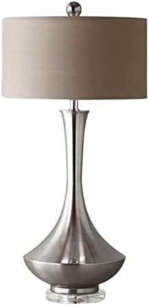 PQKDY бронзена ламба модерна LED декоративна биро за ламба за домашно креветско трпезарија за трпезарија