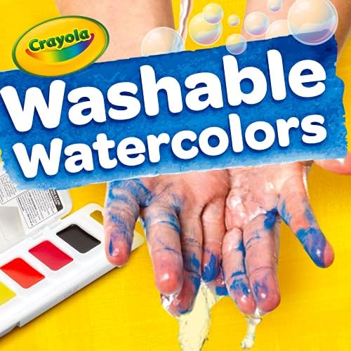 Crayola, за миење на акварели, сет за деца, 8CT