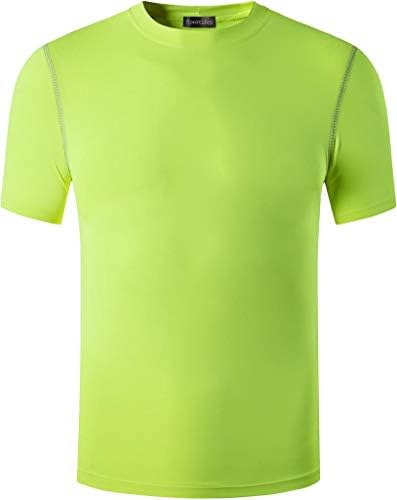 Sportides 3 пакувања со кратки ракави на момчиња, суво вклопување спортски маици маици маици врвови за голф тенис куглање lbs701_pack
