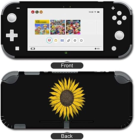 Жолти налепници за сончоглед Декларирање ја покриваат заштитната плоча на кожата за Nintendo Switch