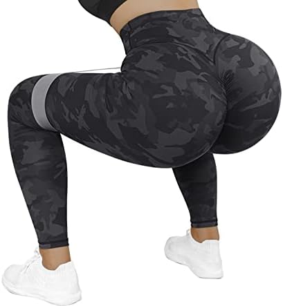 Џихана Жени Беспрекорни Хеланки Вежбање Со Висок Струк Јога Панталони За Вежбање