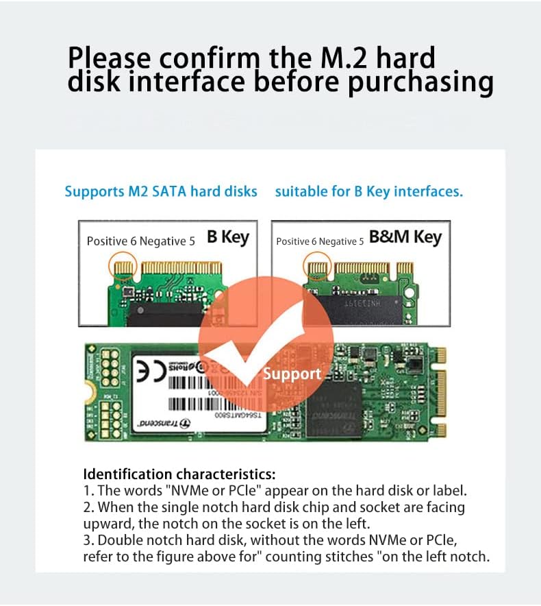JMT M. 2 ДО USB3. 1 USB-C Hdd Комплет NGFF/NVMe Двојна Протокол Поддршка За M. 2 NVMe M Клуч/M. 2 Sata Б Клуч Хард Диск