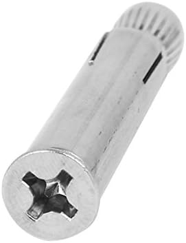 AEXIT M6 X нокти, завртки и сврзувачки елементи 50мм 304 не'рѓосувачки челик филипс на ракав за ракав за ширење на орев и завртки на завртки
