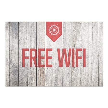 CGSignLab | Слободен WiFi-Наутички Дрво Прозорец Се Држат | 36 x24