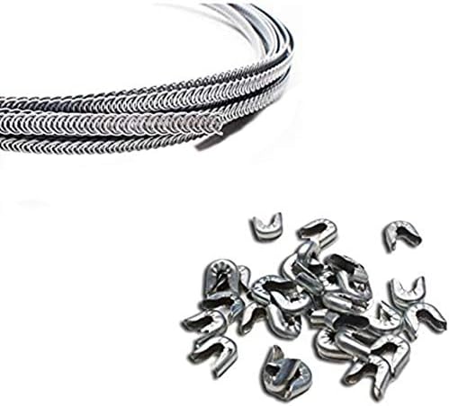 Supersenter 1/4 инчен спирален челичен метал метал со метални совети - структура и форма за корсети, носии и повеќе