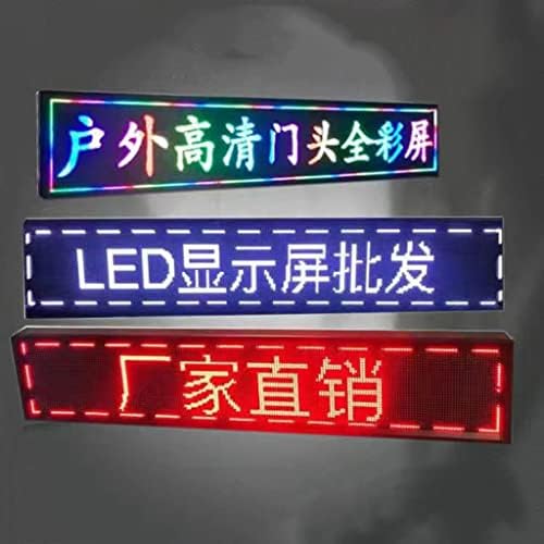 Keeytt LED знак програмбилен целосен скролување во боја LED дисплеј на отворено приказ табла за рекламирање за прозорци за автомобили,