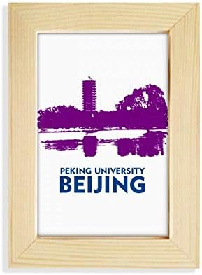 Универзитет ОфББ-САД Пекинг Универзитет Урбан туризам Пекинг Кина Десктоп дисплеј Фото рамка слика уметност сликарство 5x7 инчи