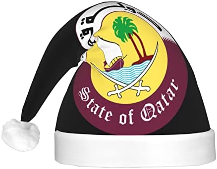 Национален Амблем На Катар Божиќна Капа Маж Женски Празнична Капа Унисекс Празнична Капа За Божиќни Капи За Забави