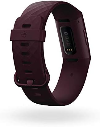 Fitbit Полнење 4 Фитнес И Активност Тракер Со Вграден GPS, Отчукувањата на Срцето, спиење &засилувач; Следење Пливање, Розово Дрво/Розово Дрво,