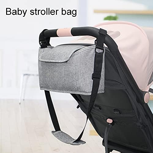 Греј990 торби за производи за новороденчиња, мултифункционална торба за складирање на бебиња со организатор на шетачи со голем