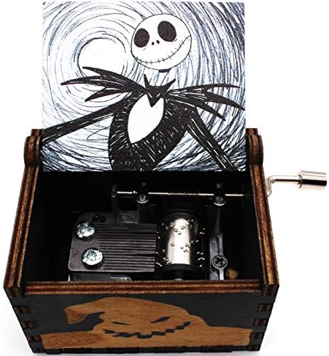 Дрвена музичка кутија Укебобо - музичка кутија за сликање во боја, кошмар - 1 сет