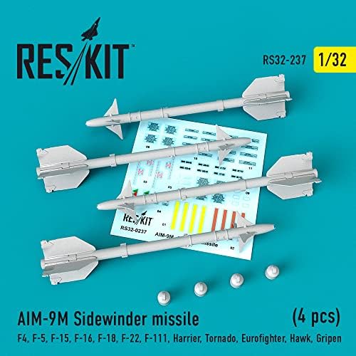 Reskit RS32-0237-1/32 AIM-9M Sidoinder Ракета за модел на авиони