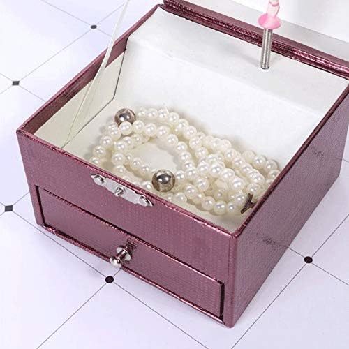 Gretd Music Dance Girl Girl Jewelry Box Container рачно изработен кутија за складирање кутија за кутии за складирање