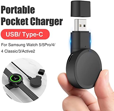 USB Тип-C Пренослив Полнач За Samsung Galaxy Watch5/5Pro/4/4 Класичен / 3 / Активен2 / Активен Безжичен Паметен Часовник Додатоци