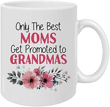 Само најдобрите мајки се промовираат во баба, баба кригла, смешни подароци за мајка баба нова баба баба, баба подарок, држи до 11 мл