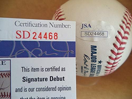 Луис Карпио Newујорк Метс потпис на потпишувањето на автоматско М.Л. Бејзбол JSA SD24468