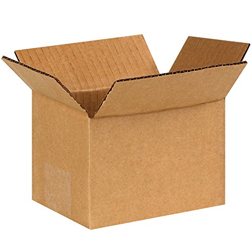КУТИЈА Сад Превозот Кутии Мали 6l x 4W x 4H, 25-Пакет | Брановидни Картонска Кутија За Пакување, Движење И Складирање