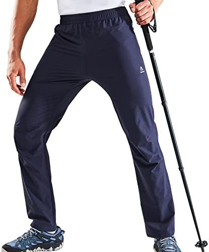 Панталони за лекување на лесни лесни за пешачење во Хаимонт, брзо суви најлонски панталони со џебови со патенти, UPF50 и отпорна на вода