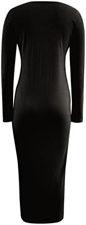 Фустани за женски џемпери се облекуваат стилски удобни плетени копчиња со долги ракави кардиган фустани зима