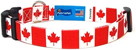 Канада Куче Јака | Канада Знаме | Утлегар Лизга-На | Направени ВО ЊУ ЏЕРСИ, Кана | За Средни Кучиња | 3/4 Инчен Широк