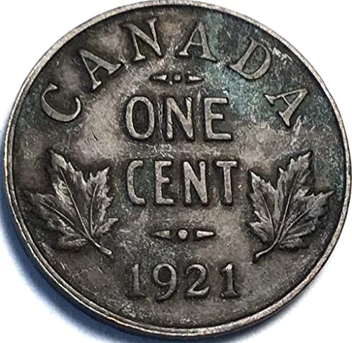 1921 Без Нане Марка Канадски Цент Канада км28 Денар Продавачот Многу Парична Казна