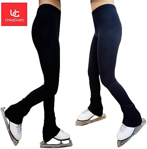 Панталони за уметничко лизгање на УНИКГАРБ - Термичко црно - сино - пурпурно UGSP2